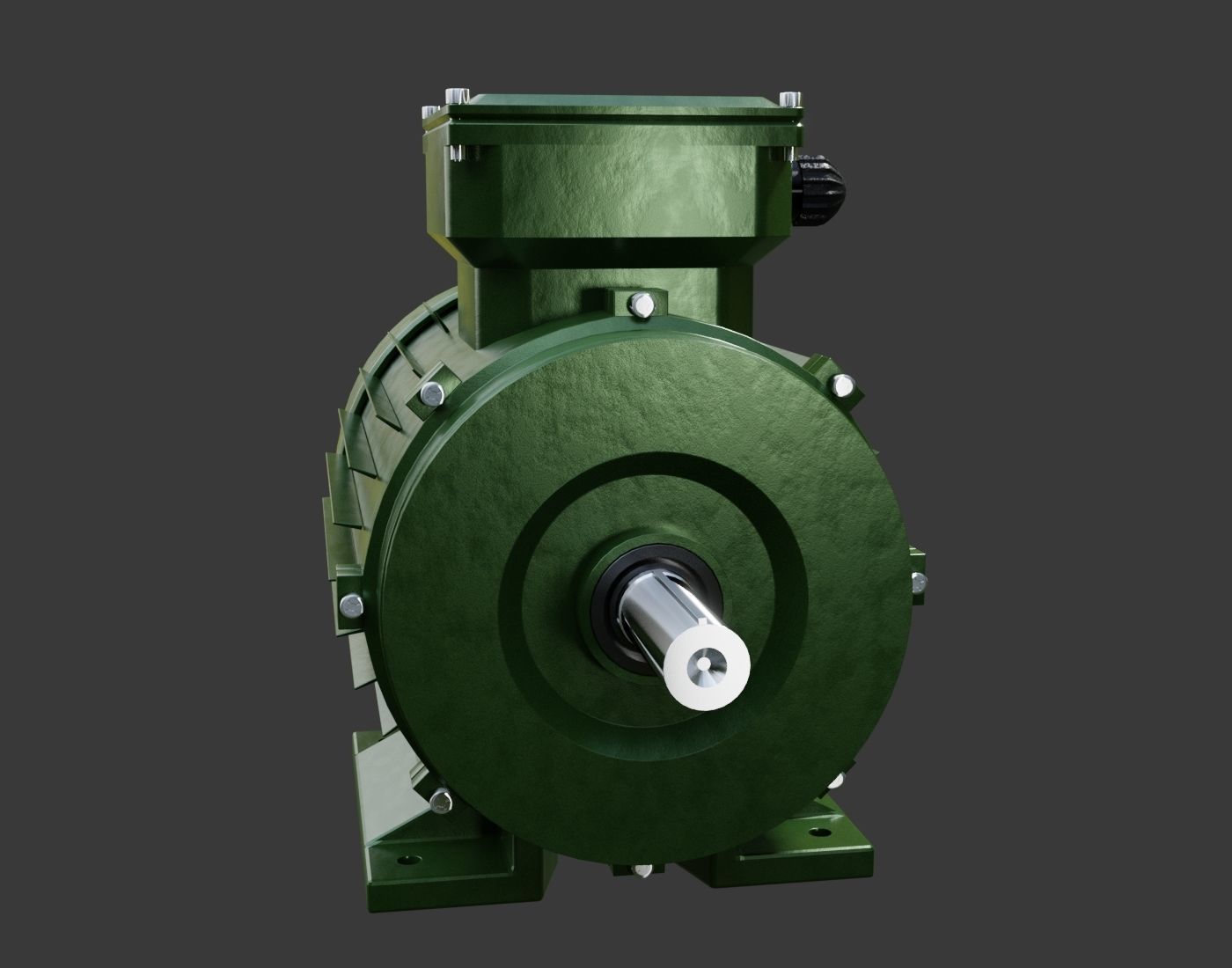 Electric Motor 3D model_4