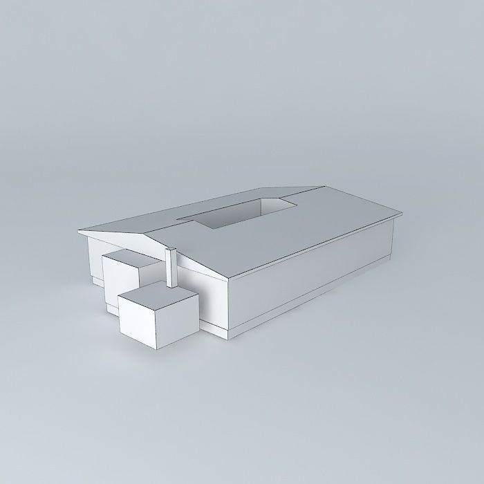 Elementary School In Mostar Free 3D model_3