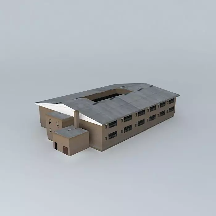 Elementary School In Mostar Free 3D model_0