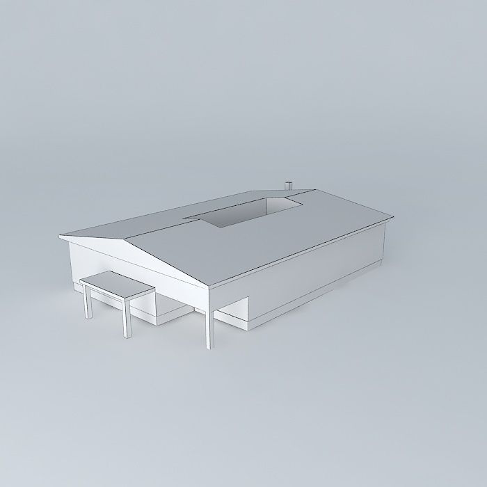 Elementary School In Mostar Free 3D model_4