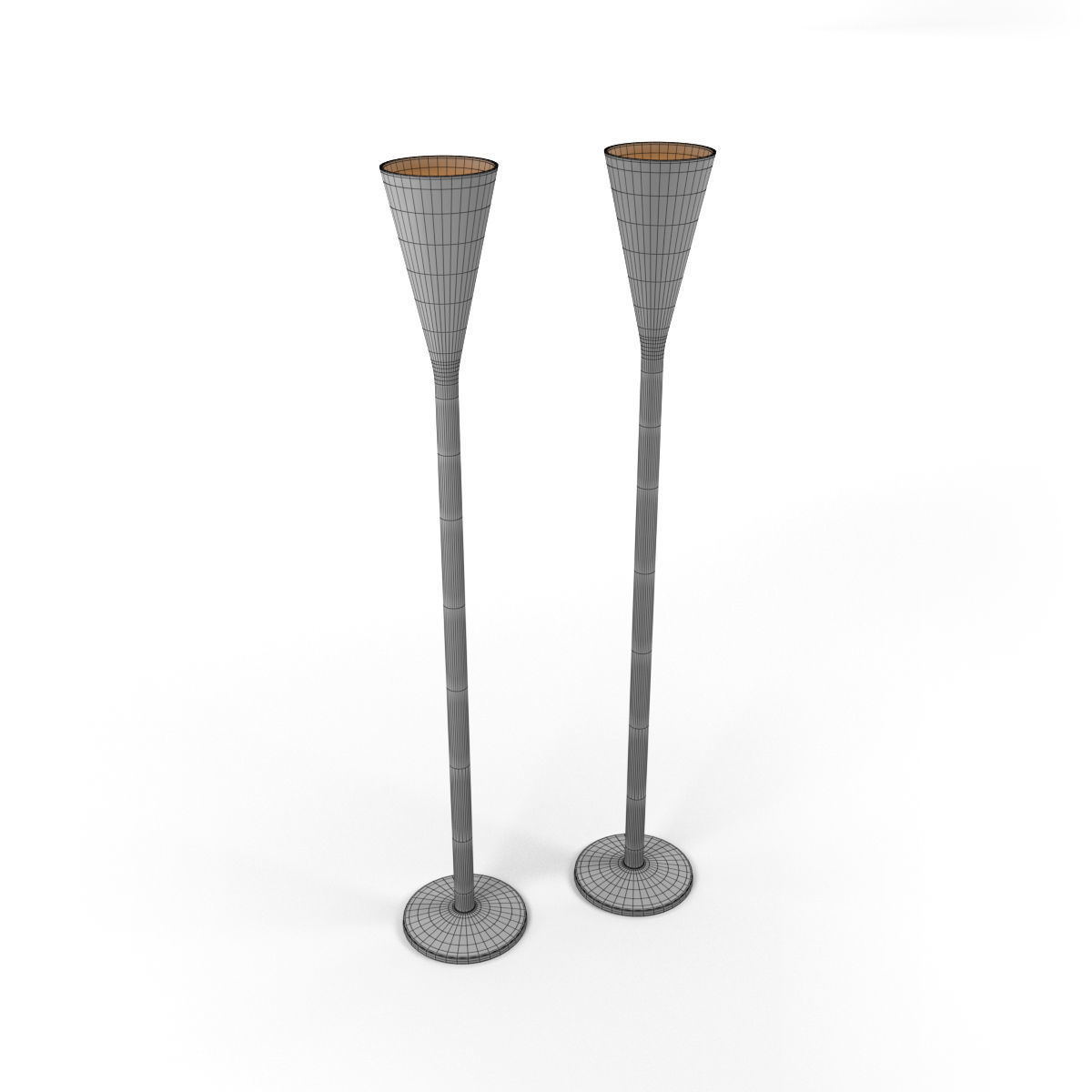 Floor Lamps Luminator FontanaArte 3D model_2