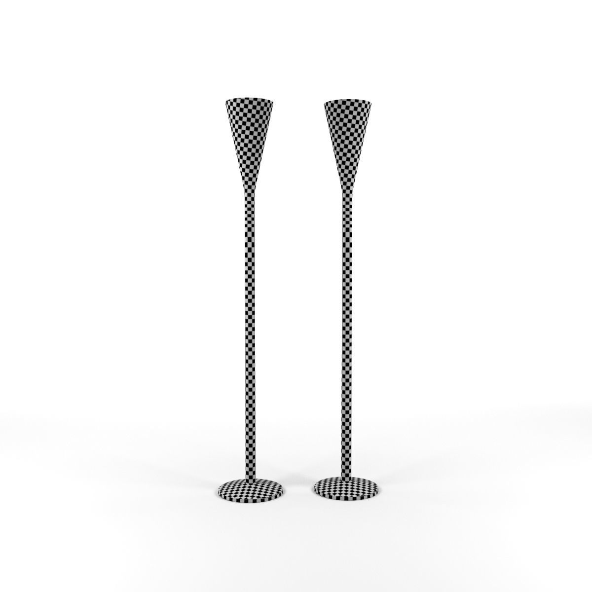 Floor Lamps Luminator FontanaArte 3D model_5