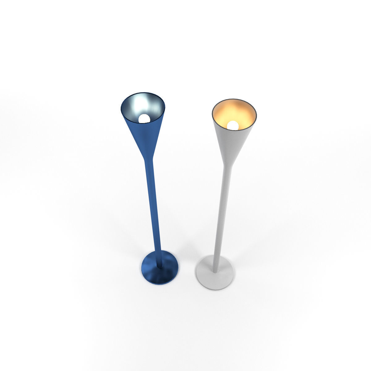 Floor Lamps Luminator FontanaArte 3D model_3