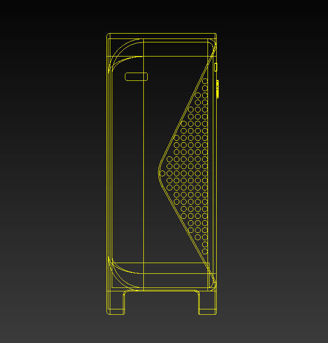 simple speaker  3D model_7