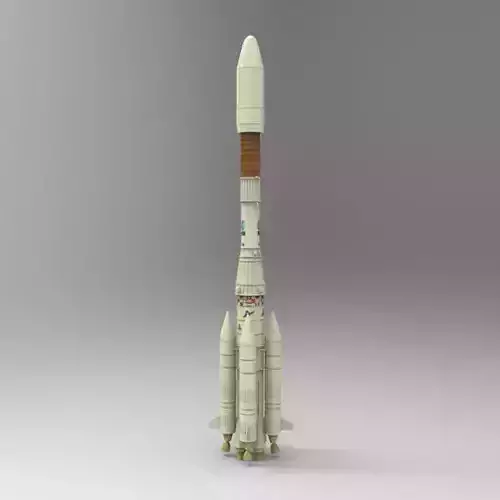 Ariane 4 nasa spacecraft launcher - nasa spacecraft launcher 3D model