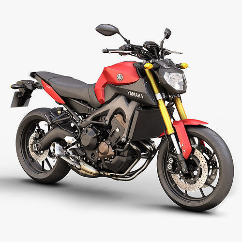 Yamaha MT-09 2014 3D model