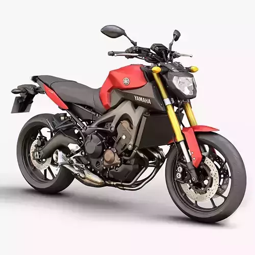 Yamaha MT-09 2014 3D model