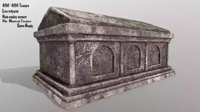 tomb 2 stone casket