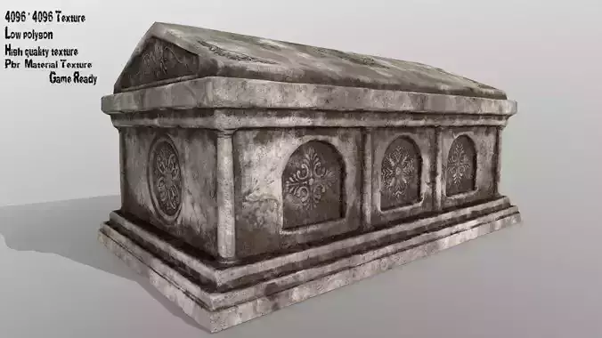 tomb 3 stone casket