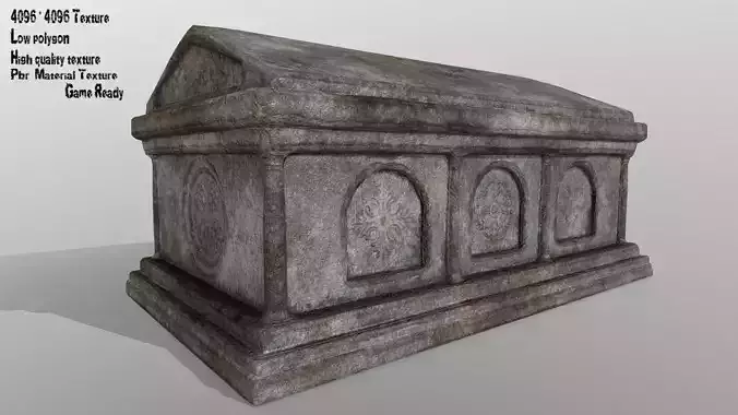 tomb 5 stone casket