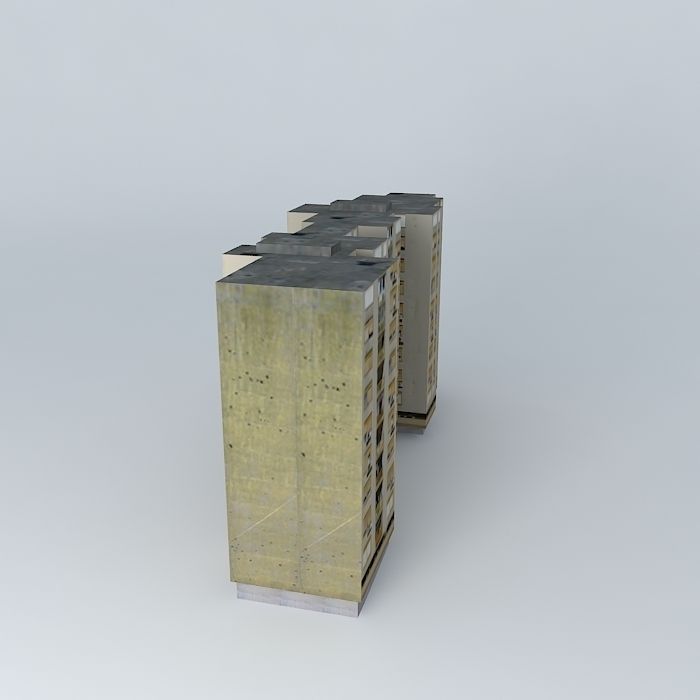 Residential Building In Mostar Free 3D model_1