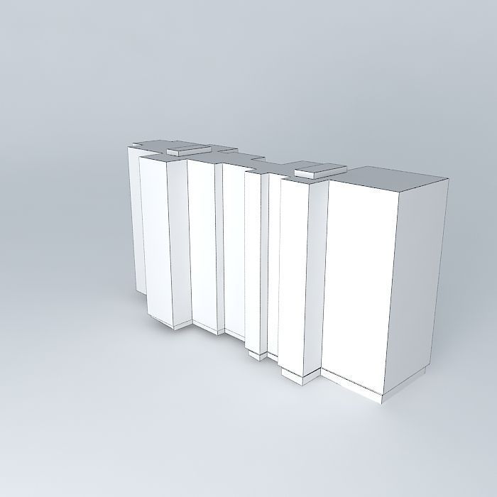 Residential Building In Mostar Free 3D model_4