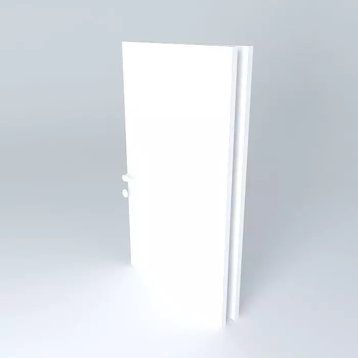 White doors Free 3D model