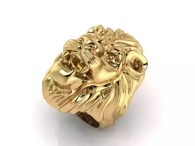 Lion Head ring