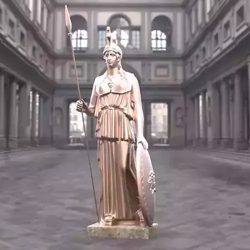 Athena Statue 3D model