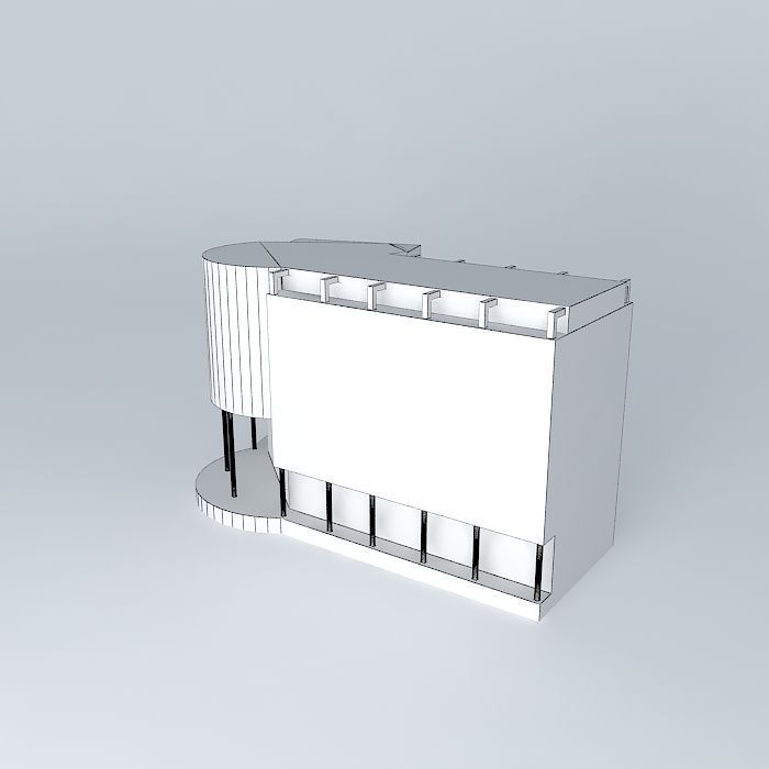 Integra Office Building In Mostar Free 3D model_4