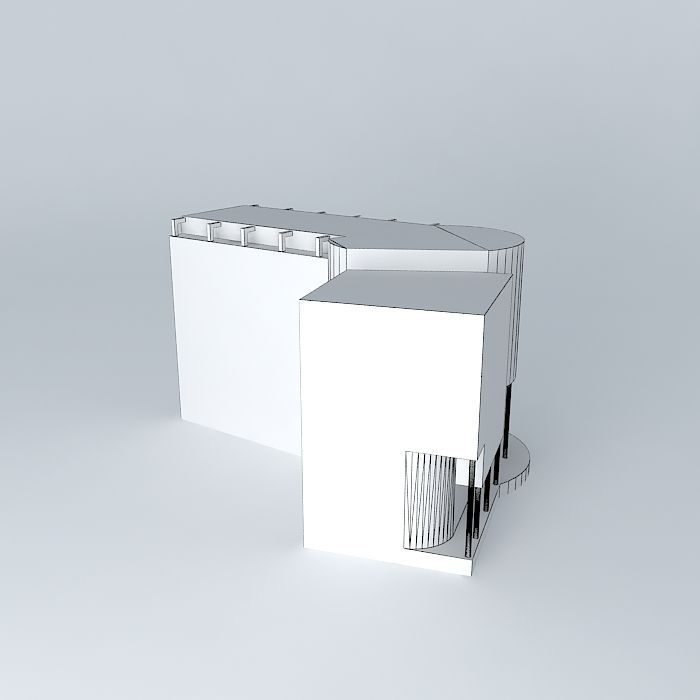 Integra Office Building In Mostar Free 3D model_3