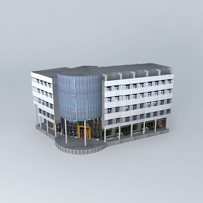 Integra Office Building In Mostar Free 3D model_2
