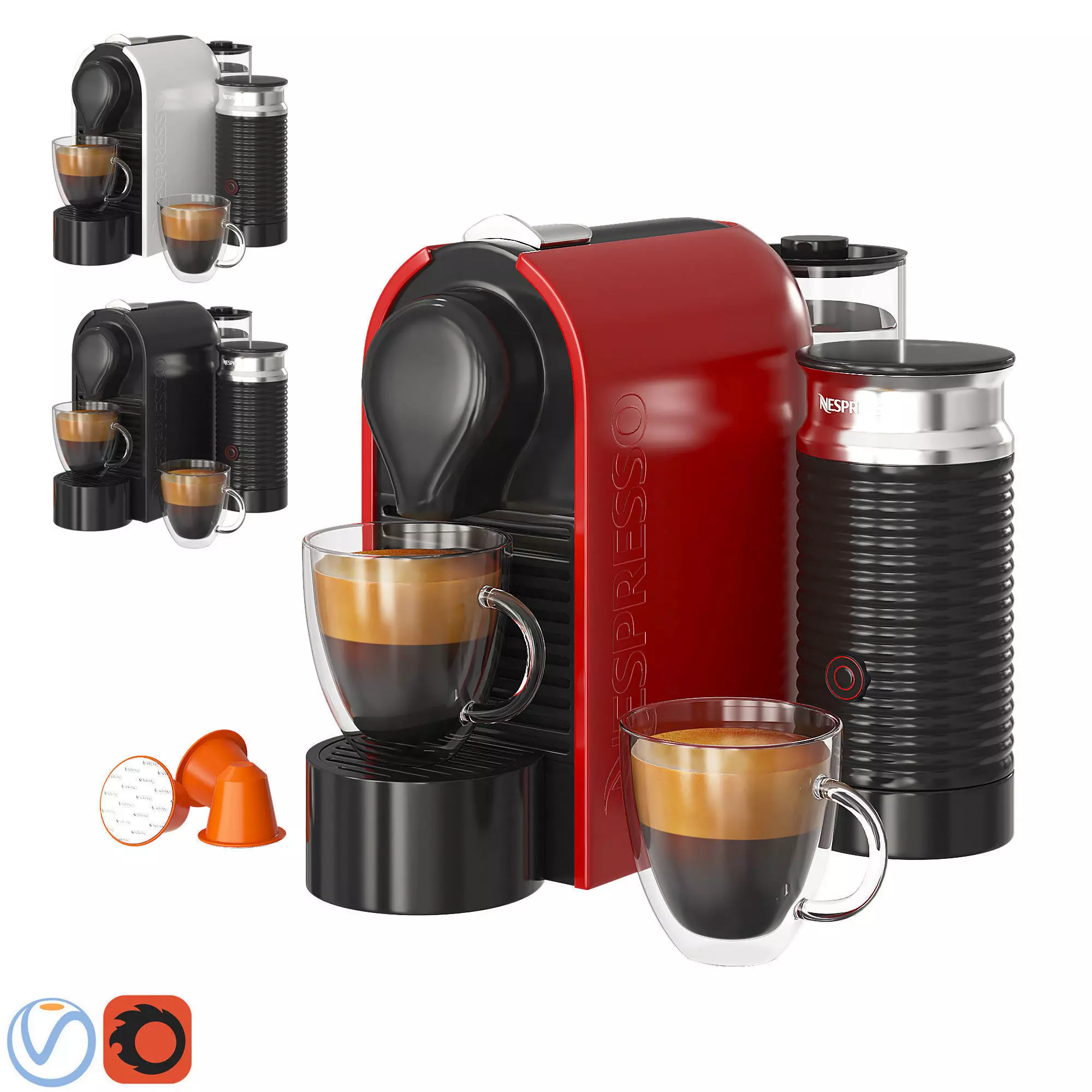 Nespresso Krups 3D model_0
