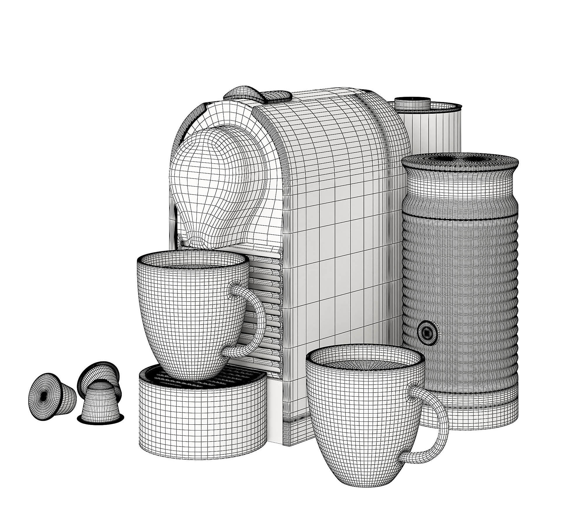 Nespresso Krups 3D model_6