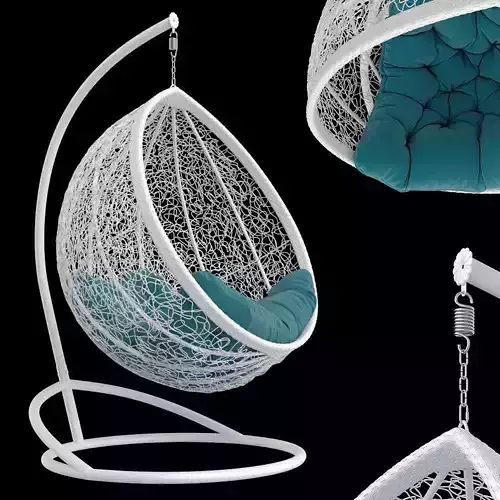 Hanging chair Vesta 3D model