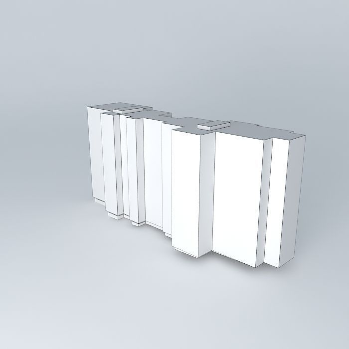 Residential Building In Mostar Free 3D model_3