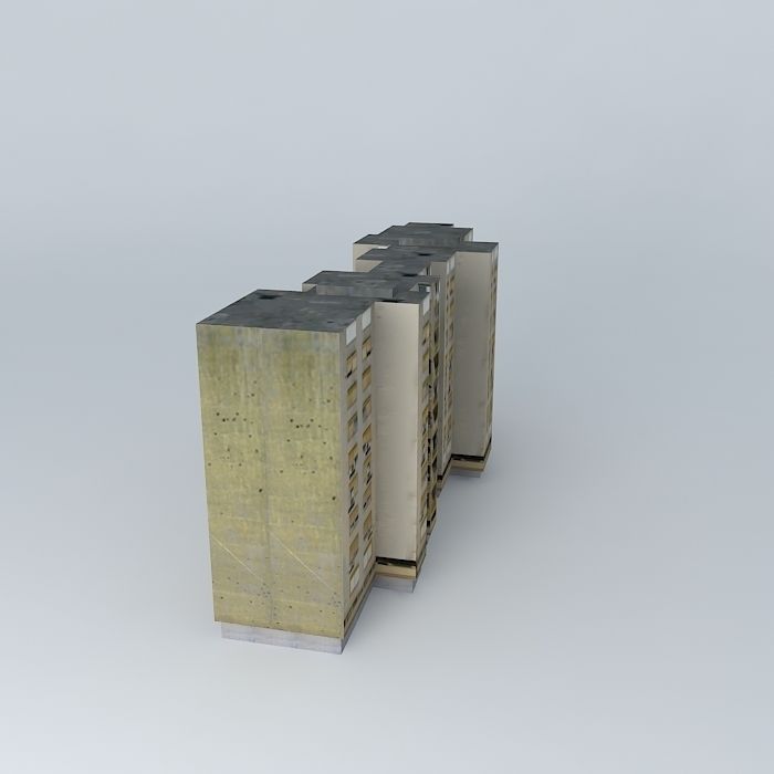 Residential Building In Mostar Free 3D model_1