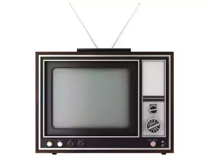 Old color TV