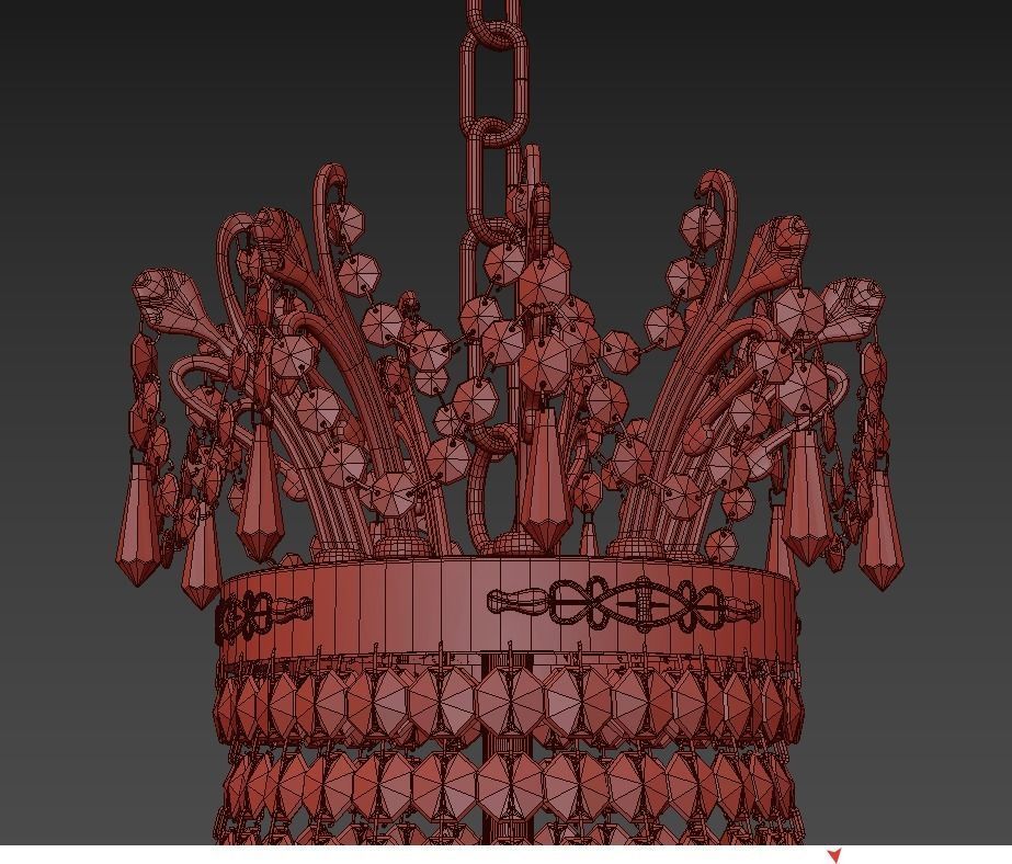 Chandelier Lodi E 1 6 8 200 A 3D model_4