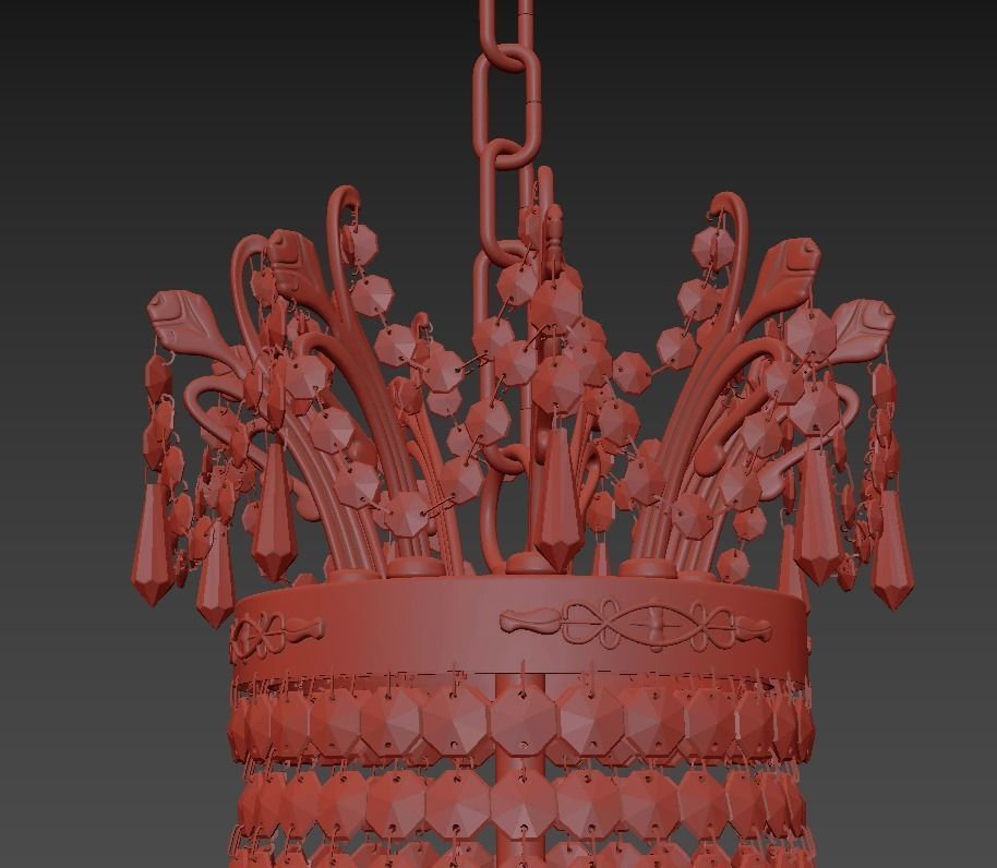 Chandelier Lodi E 1 6 8 200 A 3D model_3