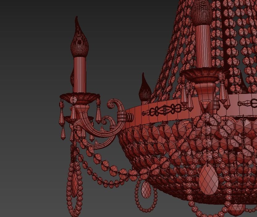 Chandelier Lodi E 1 6 8 200 A 3D model_5