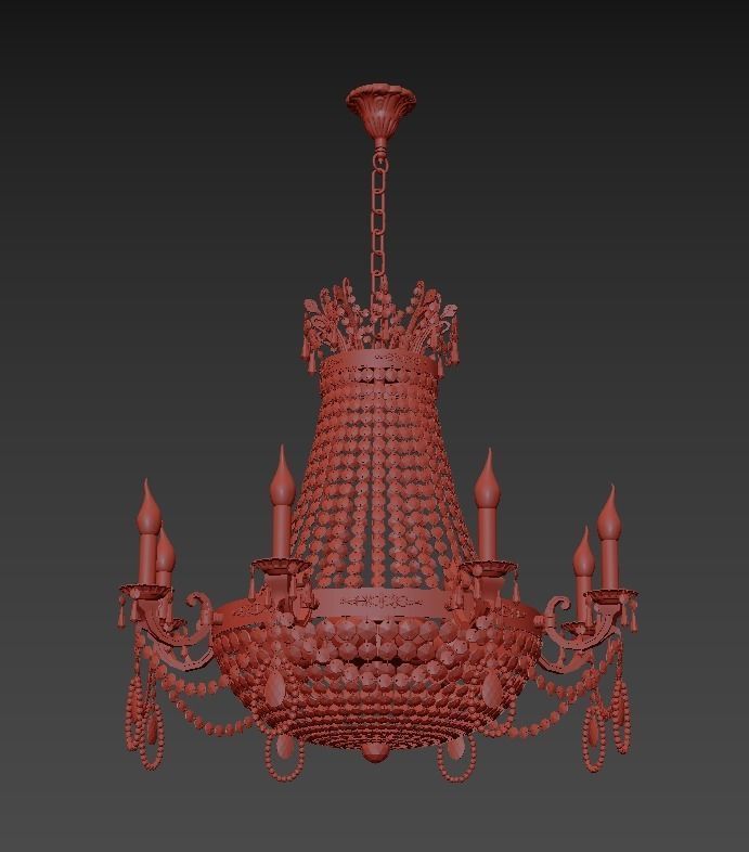 Chandelier Lodi E 1 6 8 200 A 3D model_1