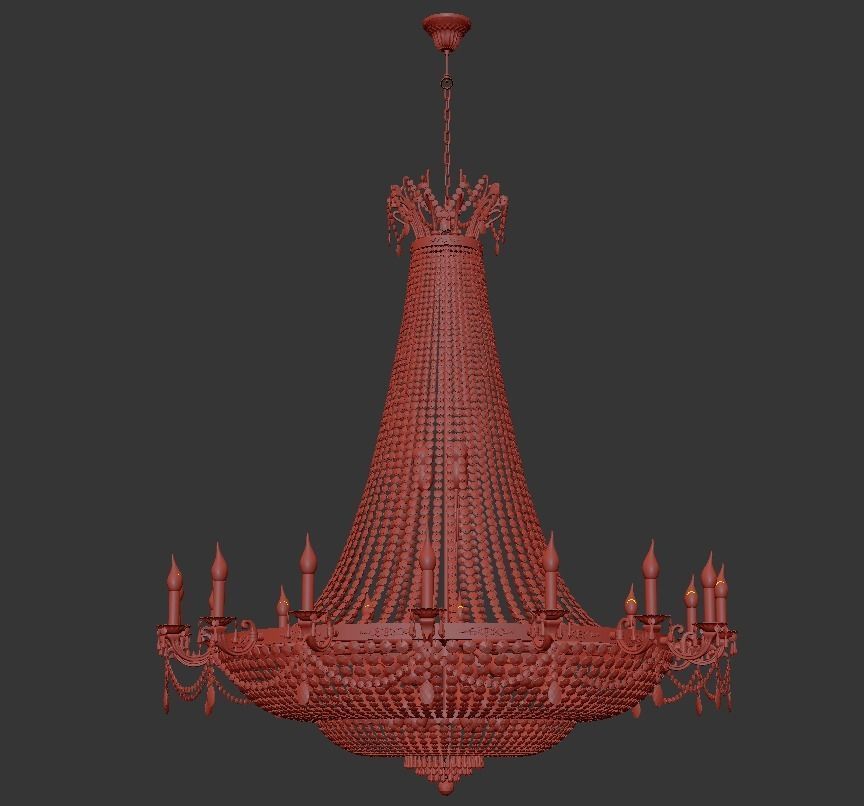Chandelier Lodi E 1 6 16 200 G 3D model_1