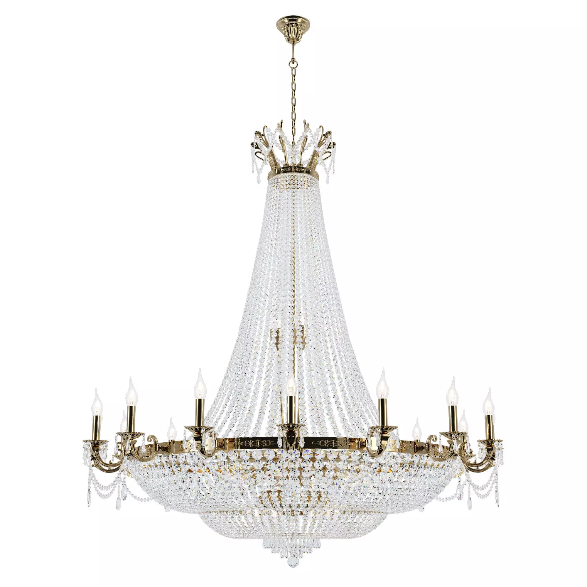 Chandelier Lodi E 1 6 16 200 G 3D model_0