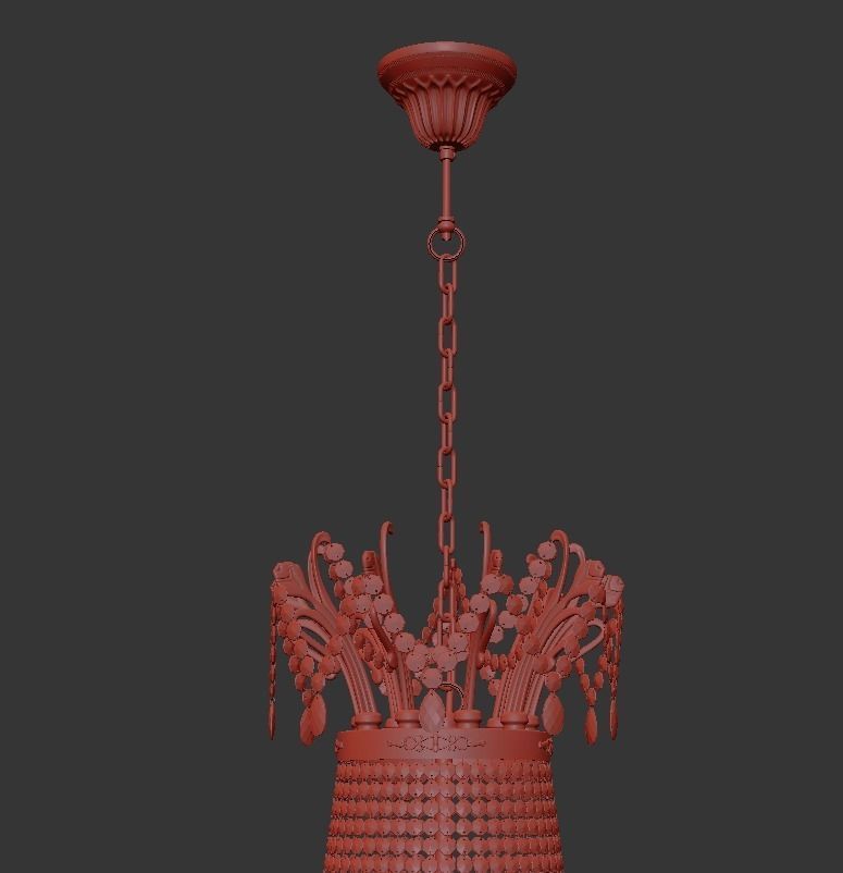 Chandelier Lodi E 1 6 16 200 G 3D model_3