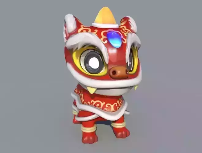 Dancing Chinese dragon