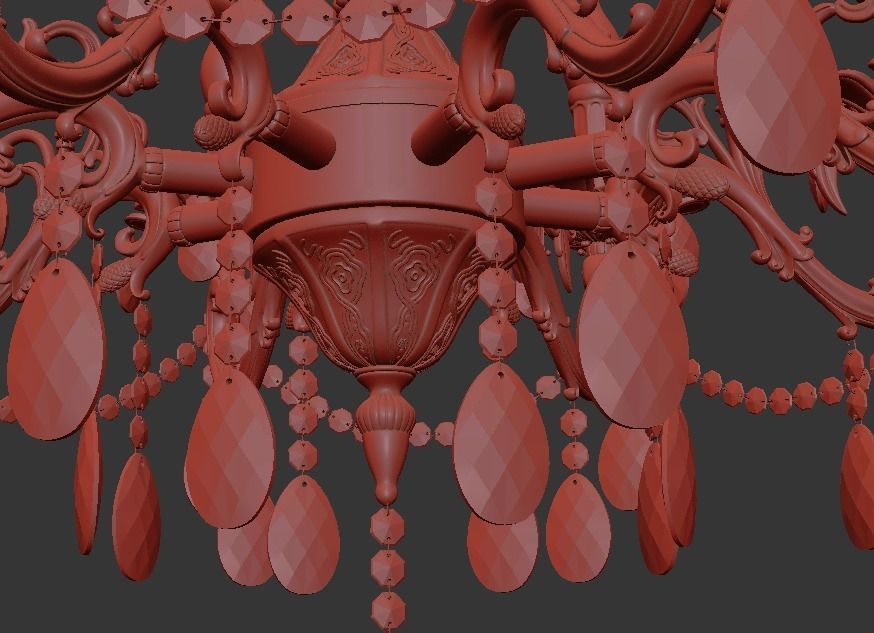 Chandelier None E 1 1 8 200 GB 3D model_5