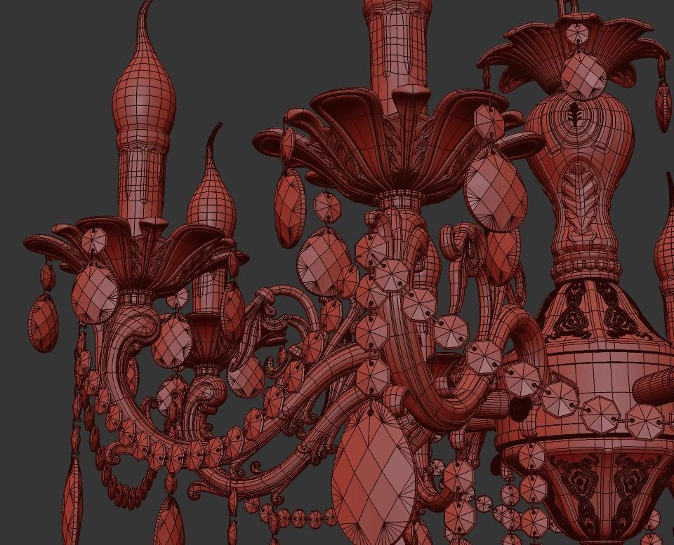 Chandelier None E 1 1 8 200 GB 3D model_4