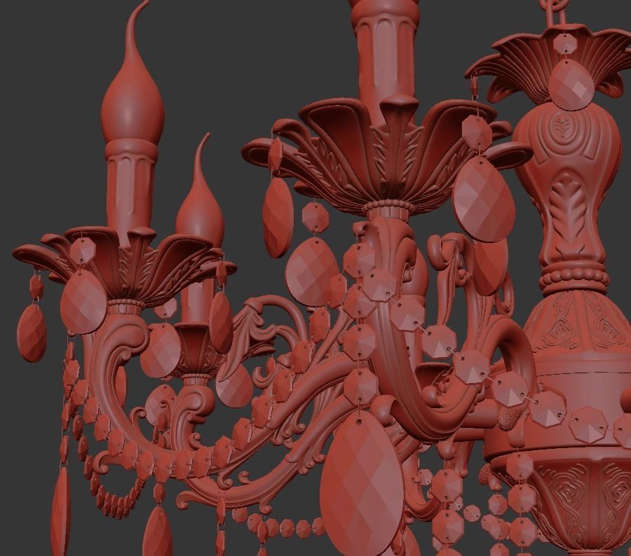 Chandelier None E 1 1 8 200 GB 3D model_3