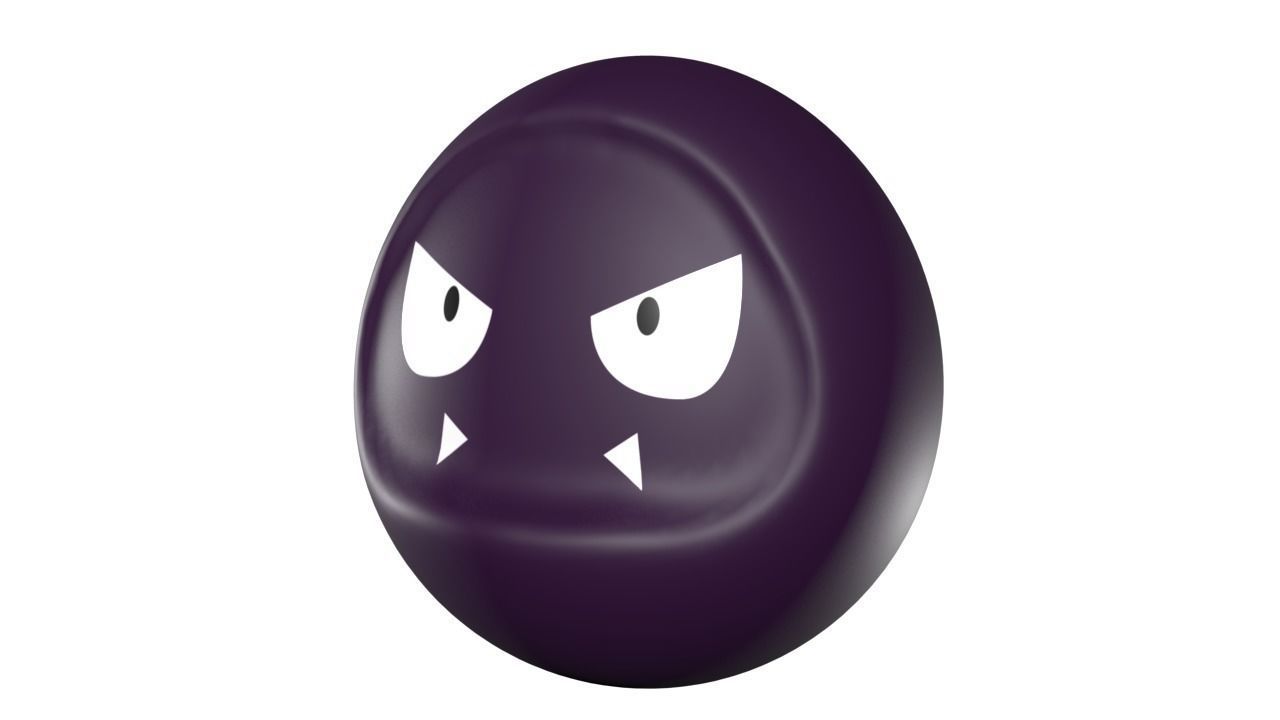 Tumbler 09 Gastly Low-poly 3D model_1