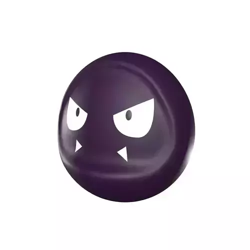 Tumbler 09 Gastly Low-poly 3D model