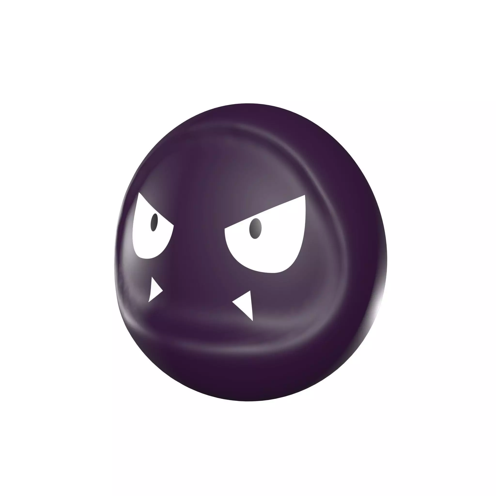 Tumbler 09 Gastly Low-poly 3D model_0