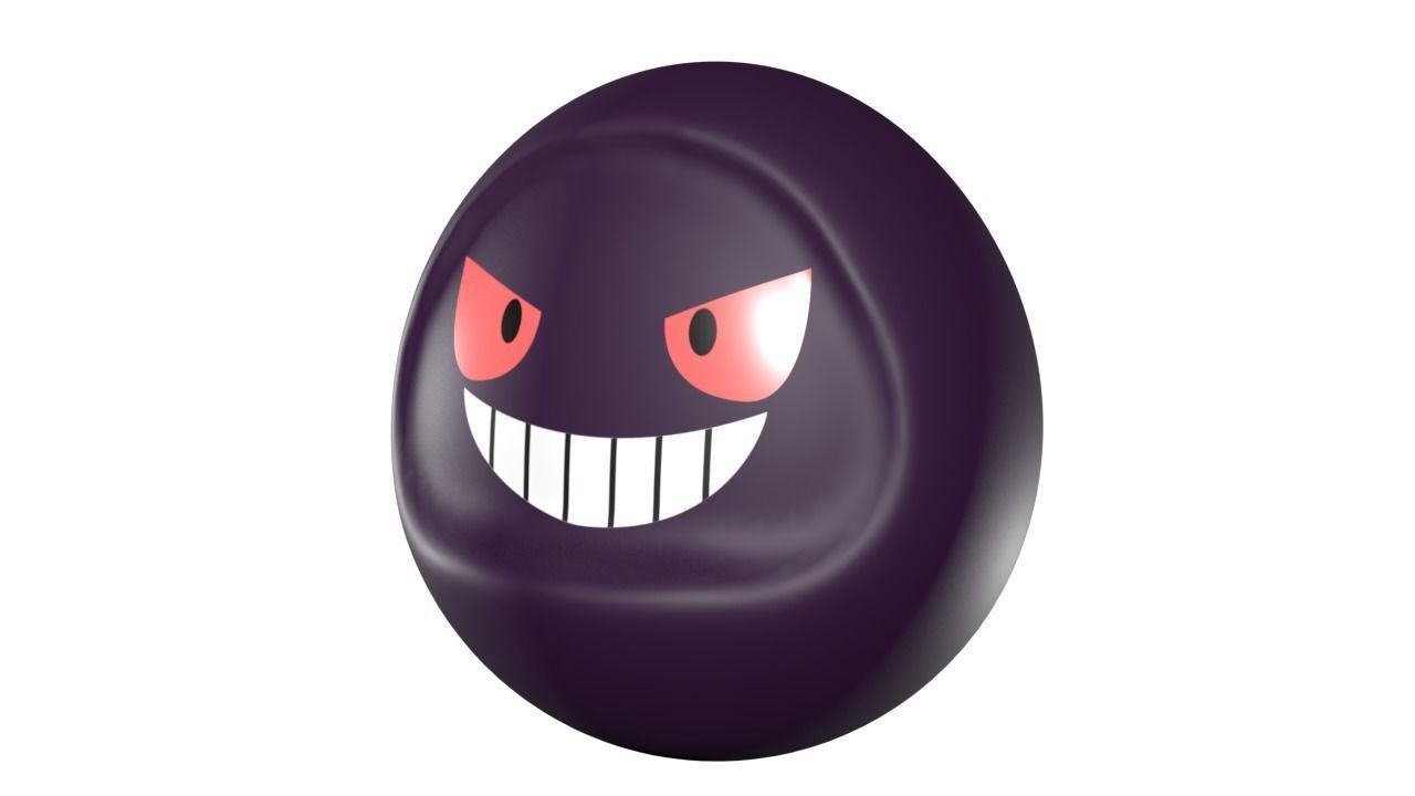 Tumbler 10 Gengar Low-poly 3D model_1