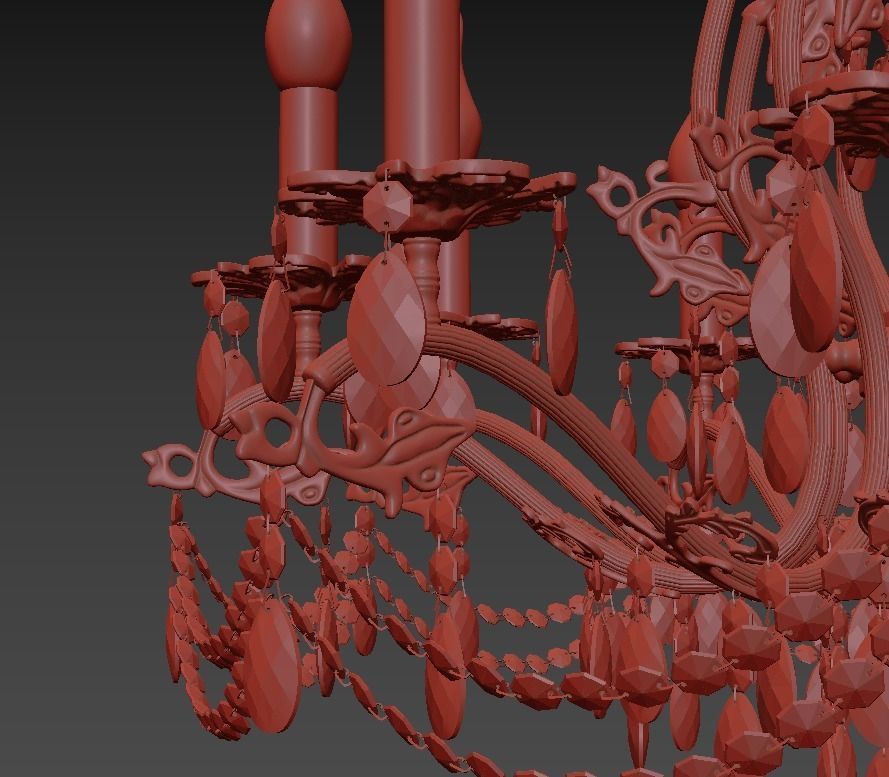 Chandelier Sorrento E 1 1 10 601 A 3D model_5