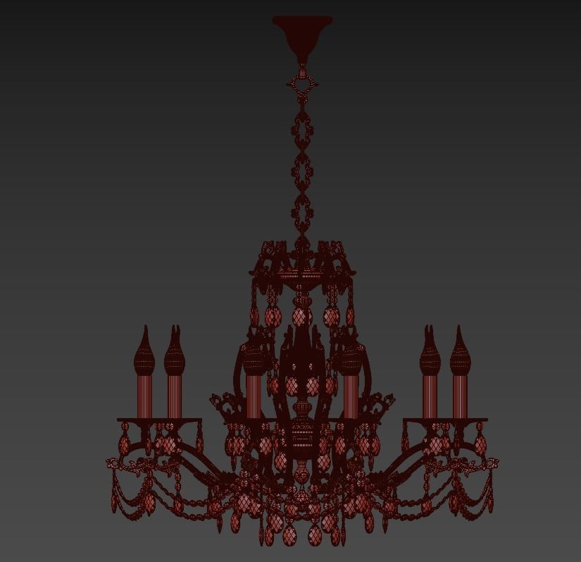 Chandelier Sorrento E 1 1 10 601 A 3D model_2