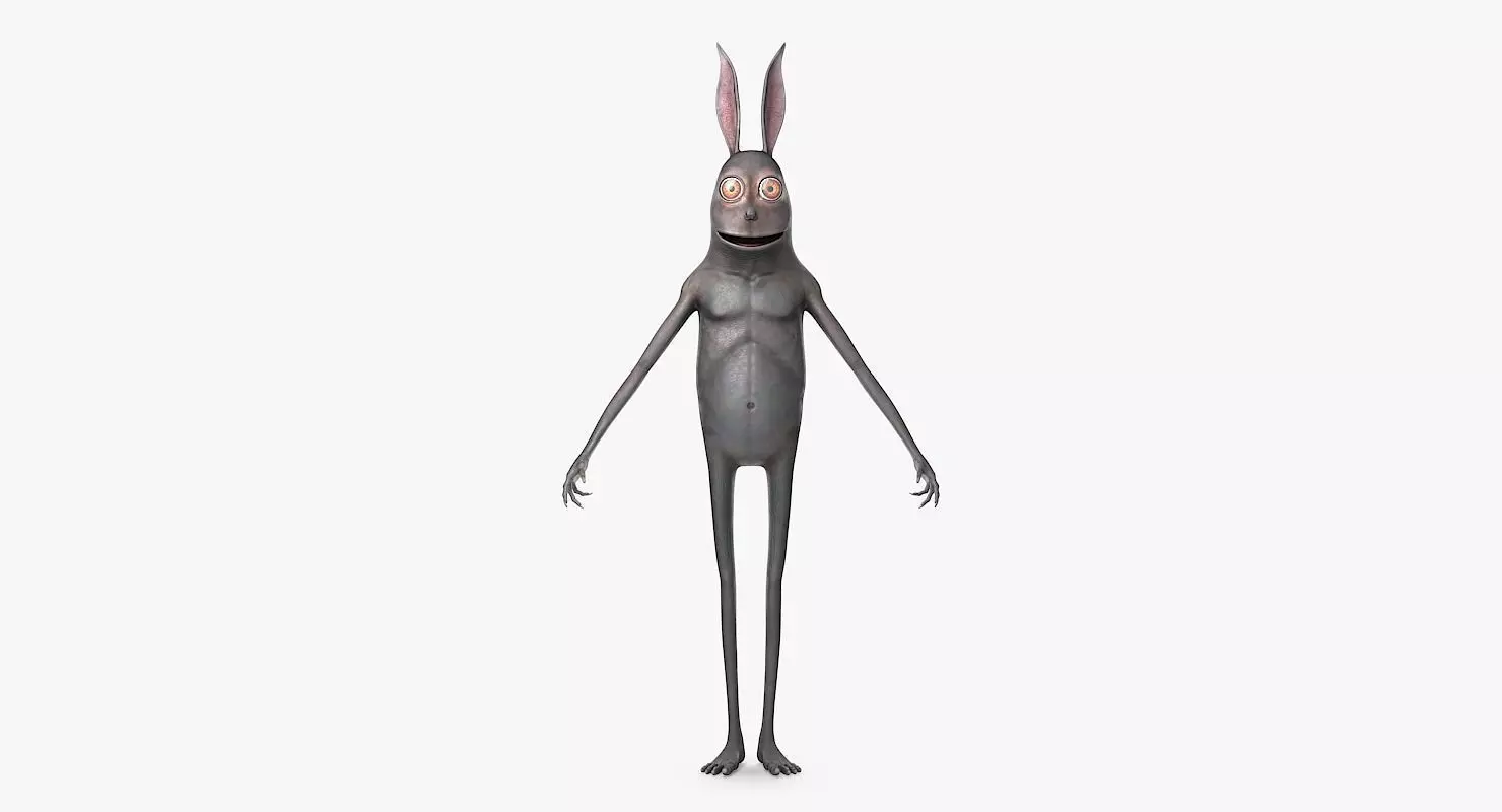 Creature Rabbit 3D model_0