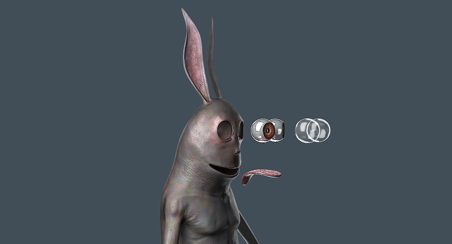 Creature Rabbit 3D model_24