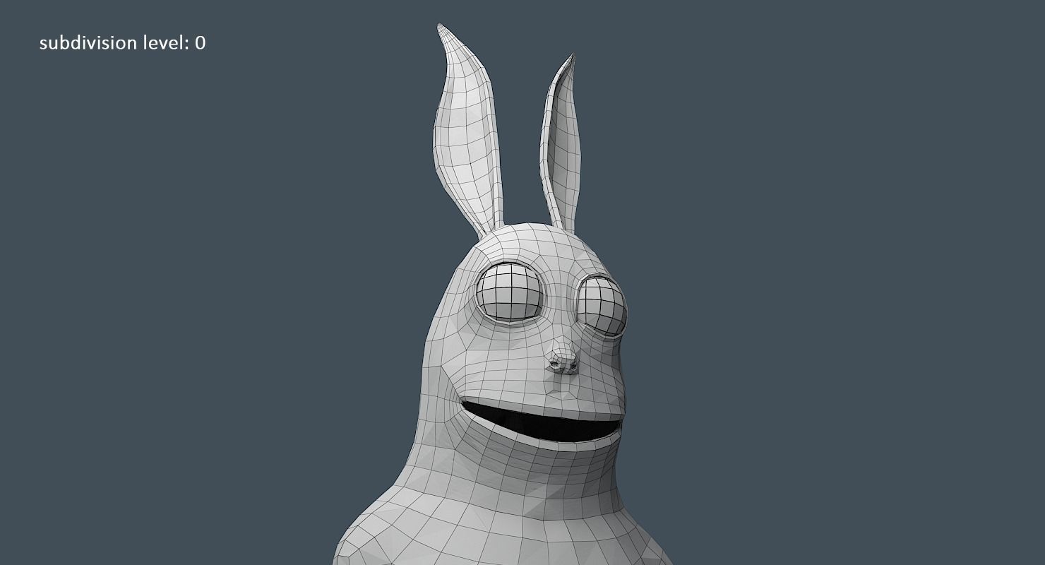 Creature Rabbit 3D model_19