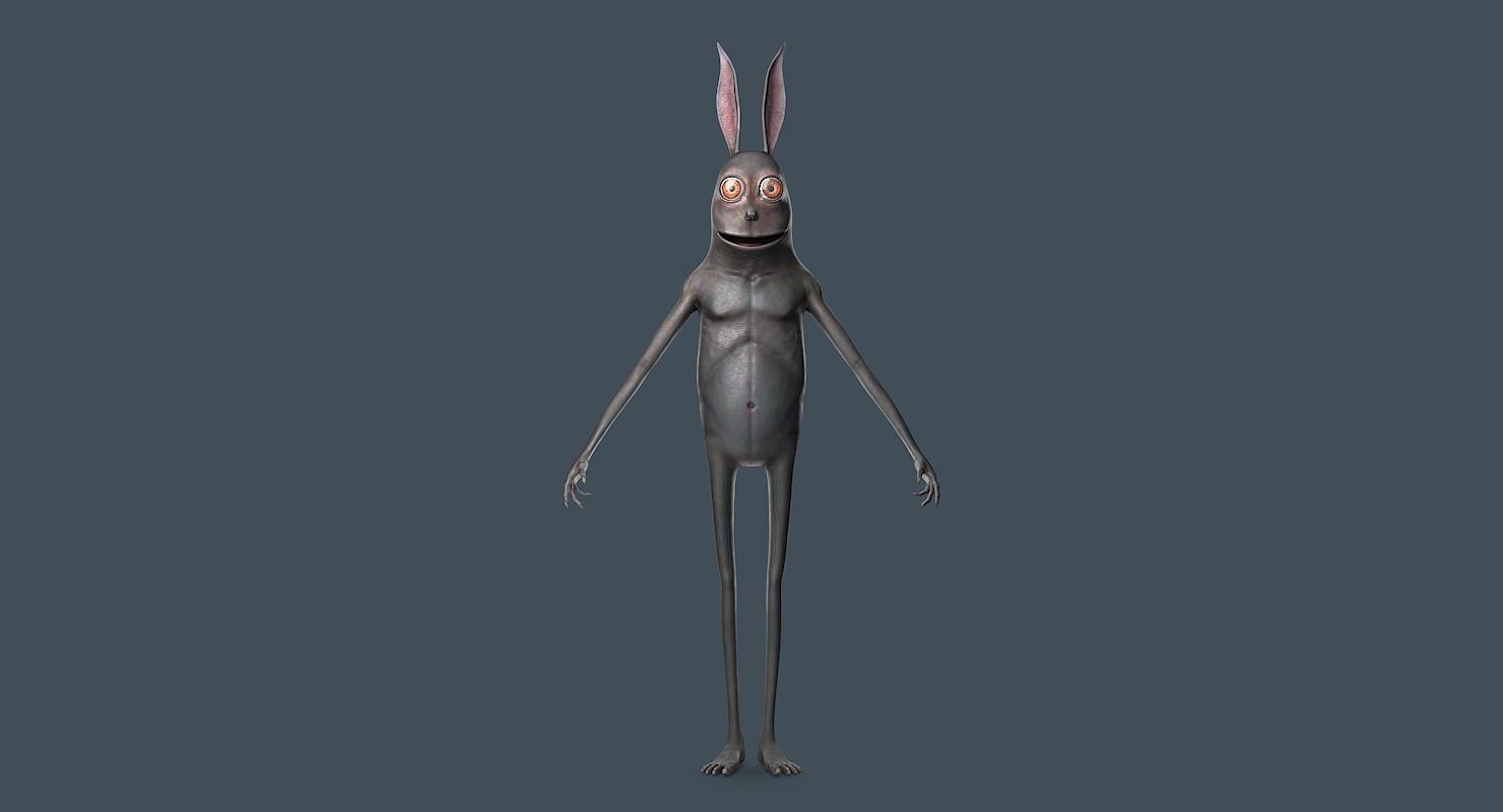 Creature Rabbit 3D model_3