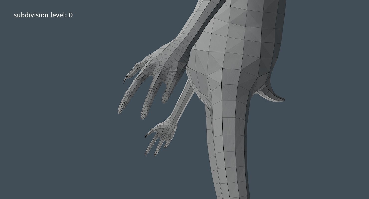 Creature Rabbit 3D model_21